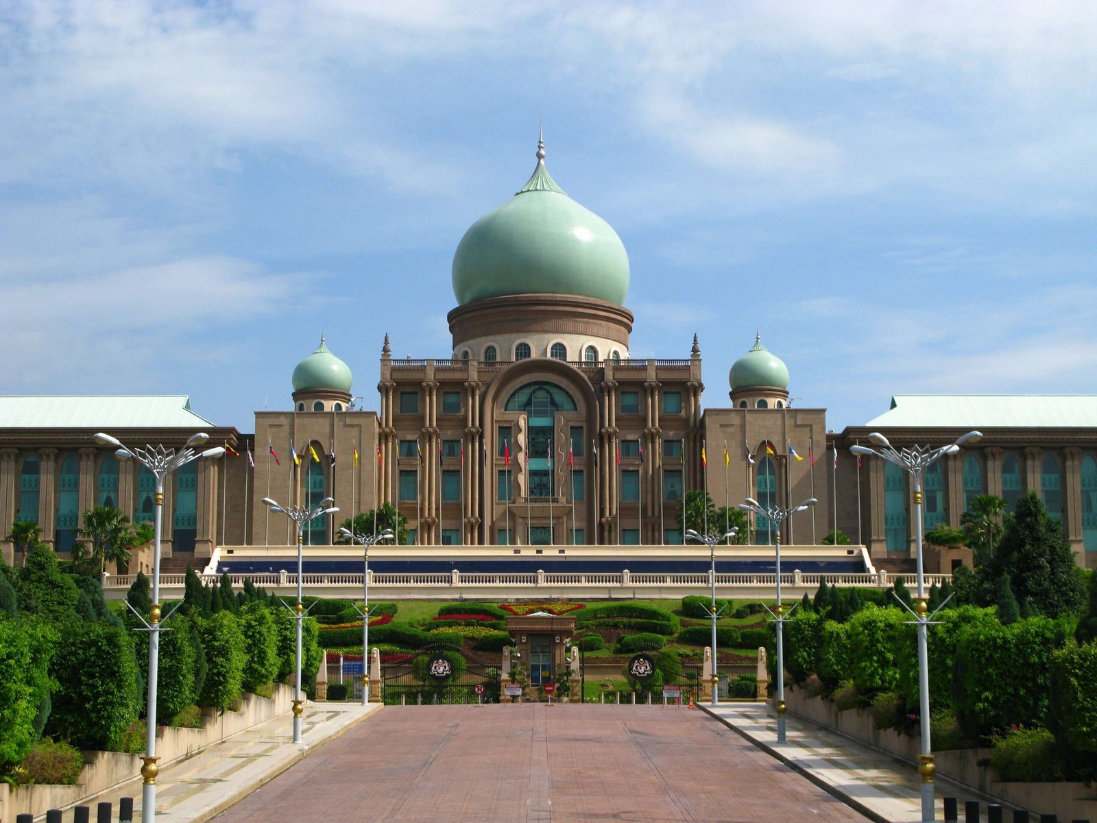 The palace in Putrajaya, Malaysia